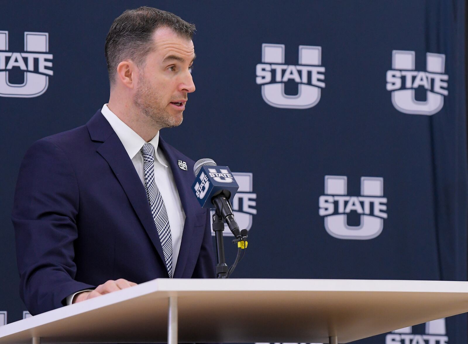 Utah State basketball: What Danny Sprinkle said in first presser ...