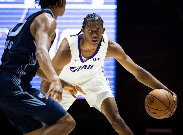 Jazz’s Cody Williams turns 21 as brother’s OKC team comes to town