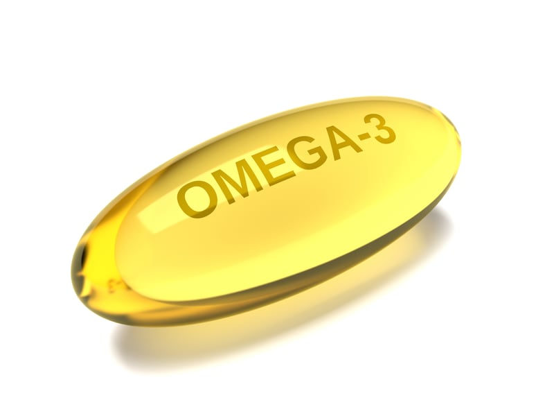 An Omega-3 supplement is pictured in this undated stock photo.