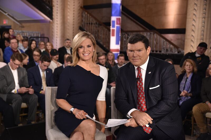 Fox News anchors Martha MacCallum and Bret Baier appear on Fox News. Baier has a distinct view when it comes to wall-to-wall impeachment coverage and the upcoming Iowa caucus.