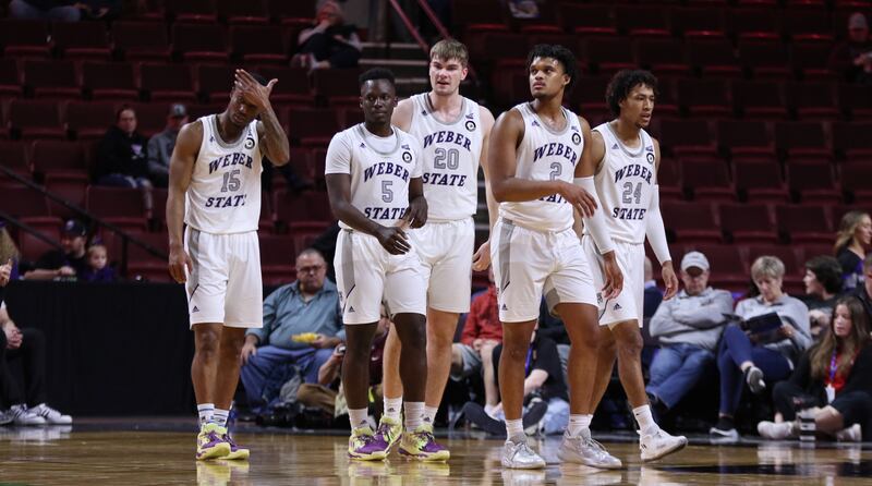 The Weber State Wildcats play the Montana Grizzlies in the quarterfinals of the 2022 Big Sky Conference men’s basketball tournament.