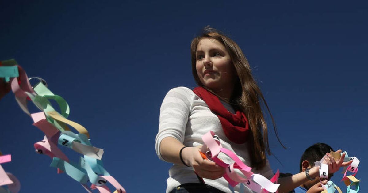 Students attempt to break pi paper chain world record, run out of time ...