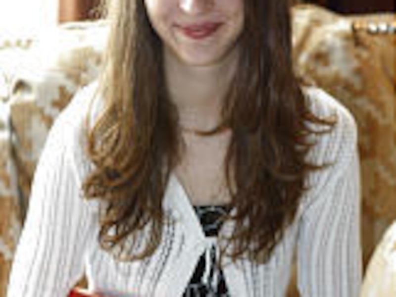Teen author Flavia Bujor, 15, from France.