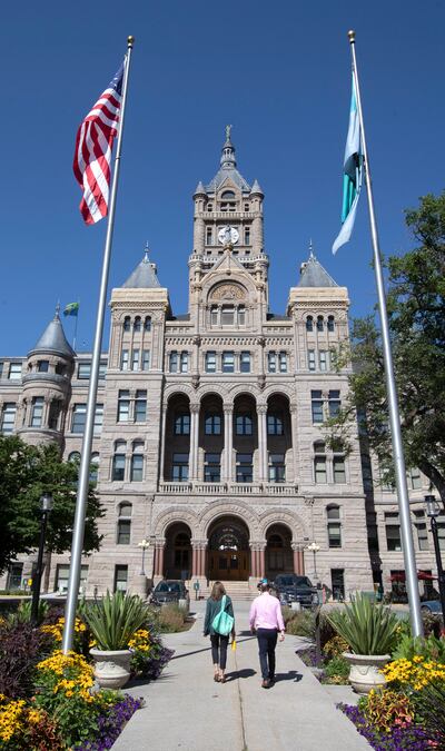The Salt Lake City and County Building on Monday, Aug. 12, 2019.