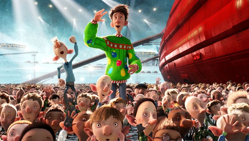 Arthur (voiced by James McAvoy) in ARTHUR CHRISTMAS, an animated film produced by Aardman Animations for Sony Pictures Animation.