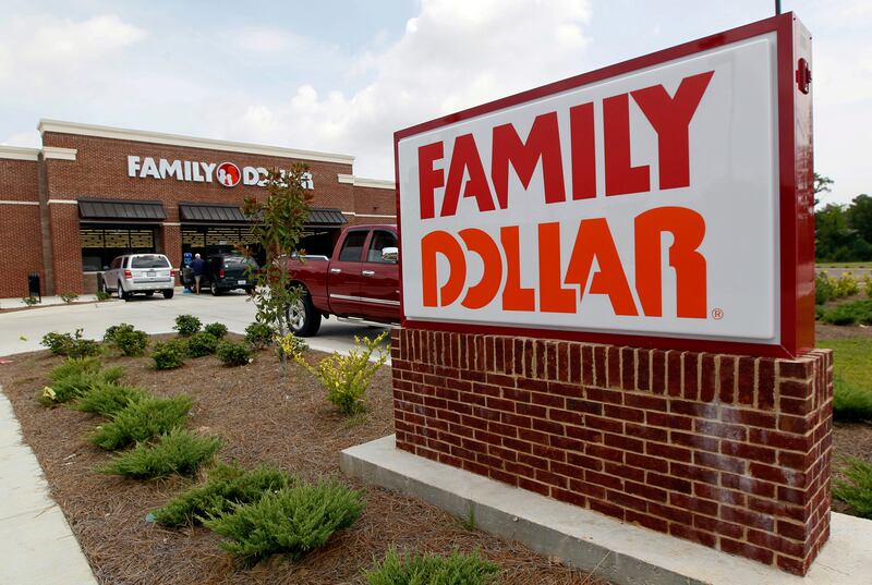 This 2014 photo shows the Family Dollar store in Ridgeland, Miss. Family Dollar has recalled over the counter drugs in 23 states.