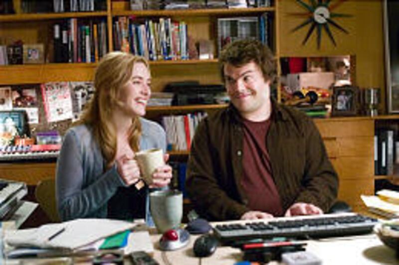 Kate Winslet stars as Iris and Jack Black stars as Miles in the new romantic comedy, "The Holiday."