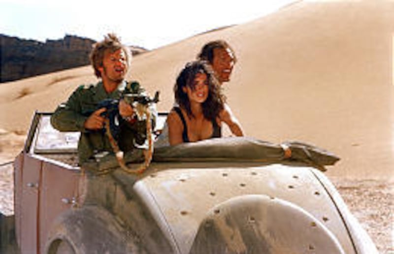 Al Giordino (Steve Zahn), left, Dr. Eva Rojas (Penelope Cruz) and Dirk Pitt (Matthew McConaughey) embark on a treasure hunt that takes them through some of the most dangerous regions of West Africa in "Sahara."