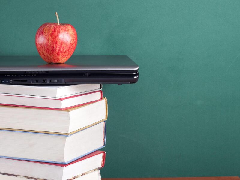 Blended learning combines teacher-led instruction and online instruction using computers. Early results suggest the combination of both models gets better results than either element used alone.