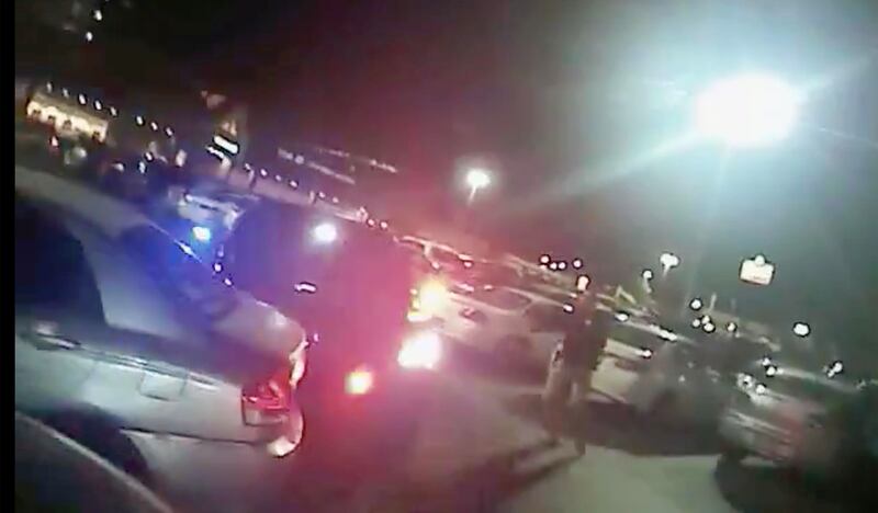 Body camera video taken on Friday, Nov. 9, 2018, shows Salt Lake City police officers responding to a call where a vehicle that had fled earlier was spotted near 2300 South and 1300 East. Later, five officers fired their weapons, striking and killing 30-y