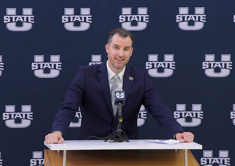 Danny Sprinkle speaks at a press conference