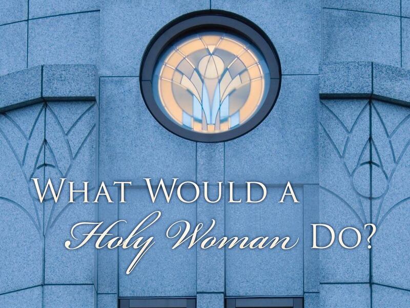 "What Would a Holy Woman Do?" is a talk on CD by Sister Wendy Watson Nelson.