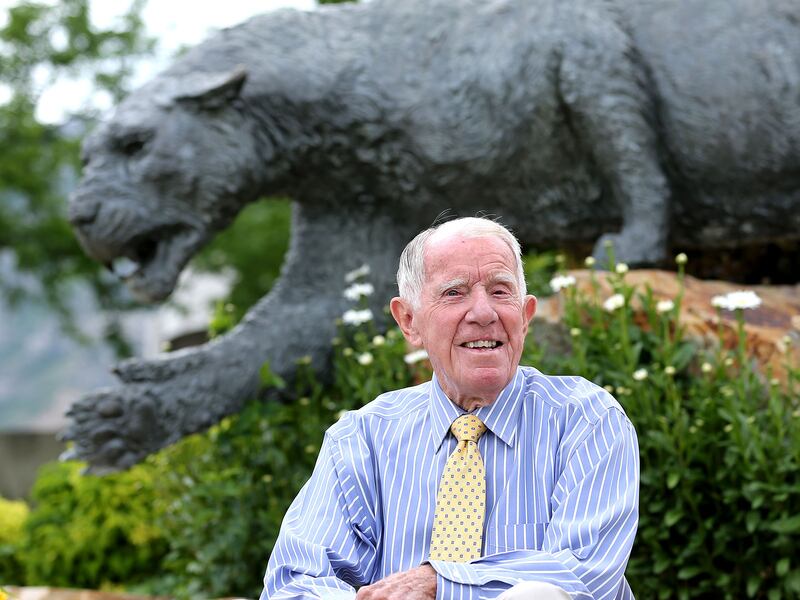 Former BYU athletic director Glen Tuckett is pictured in Provo on June 10, 2015.