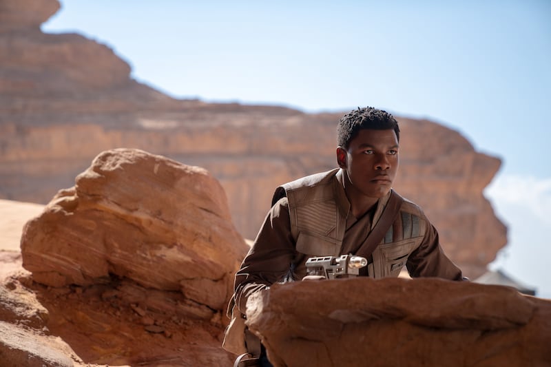 John Boyega is Finn in STAR WARS: RISE OF SKYWALKER.