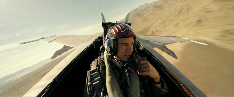 Tom Cruise returns as Pete “Maverick” Mitchell in “Top Gun: Maverick.”