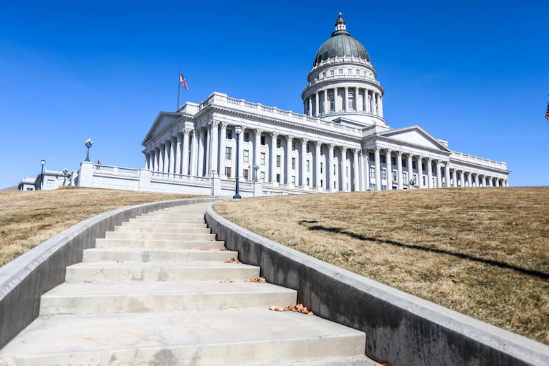 The Utah Capitol in Salt Lake City.