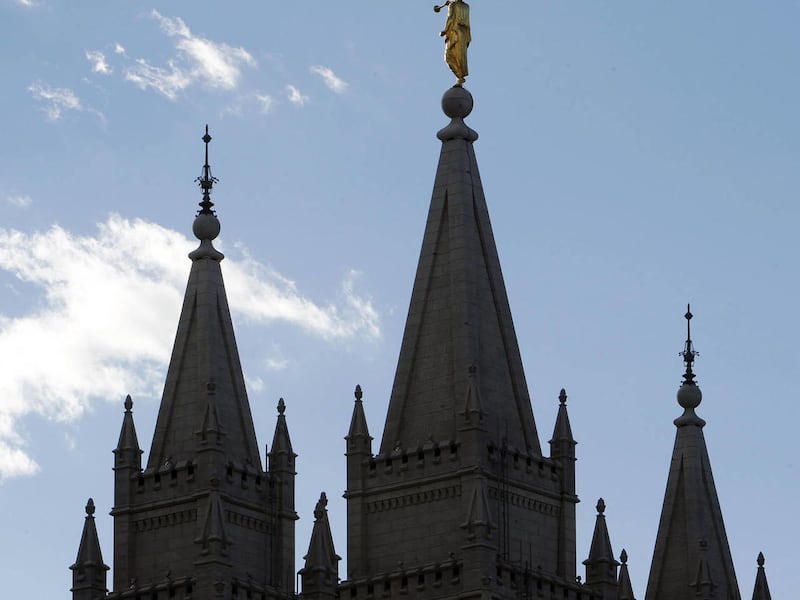 The Salt Lake Temple on Sunday morning prior to the 181st Semiannual General Conference of The Church of Jesus Christ of Latter-day Saints Sunday, Oct. 2, 2011.