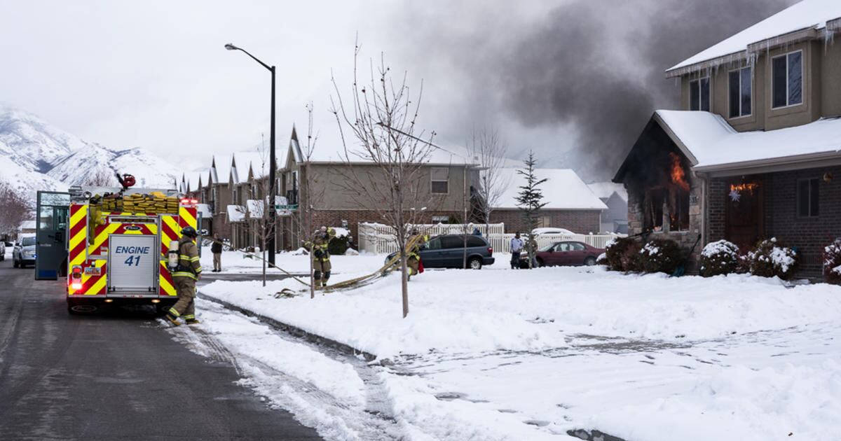 2-year-old boy suffers minor burn in Springville house fire – Deseret News