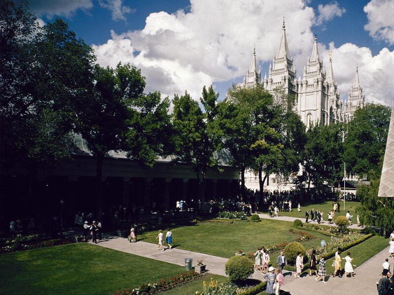Salt Lake Temple in Temple Square, Salt Lake City, Utah