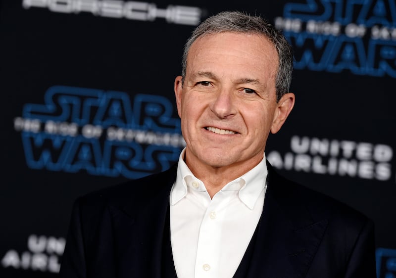 Robert Iger arrives at the world premiere of “Star Wars: The Rise of Skywalker,” in Los Angeles, on Dec. 16, 2019.