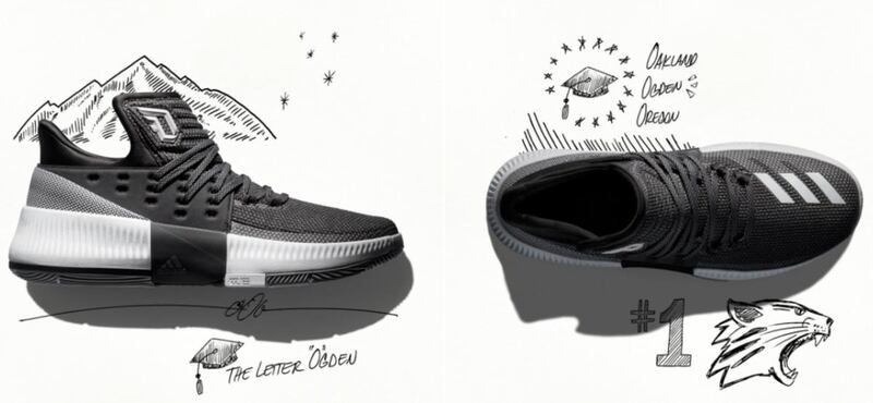 The Portland Trailblazers star revealed that his name Dame 3 shows are called “Wasatch Front,” which pays tribute to the Utah mountain range.