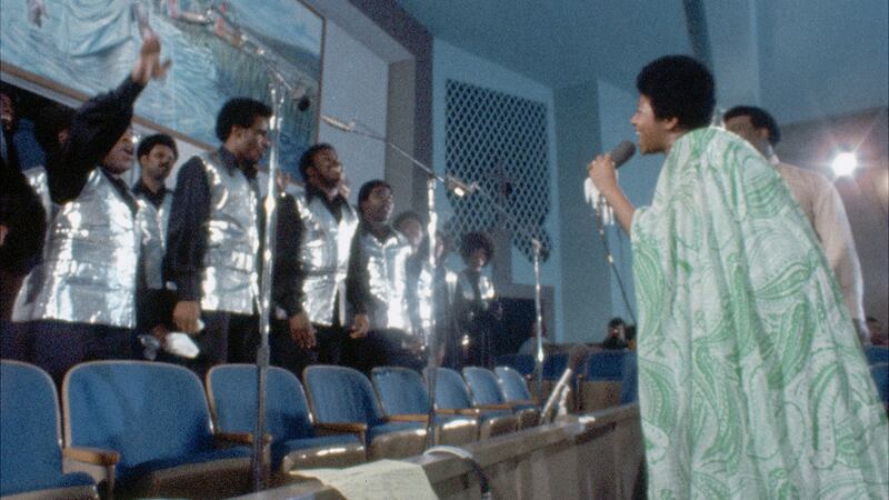 "Amazing Grace" has concert footage from 1972 of Aretha Franklin performing songs from the best-selling gospel album at the New Temple Missionary Baptist Church in Los Angeles.