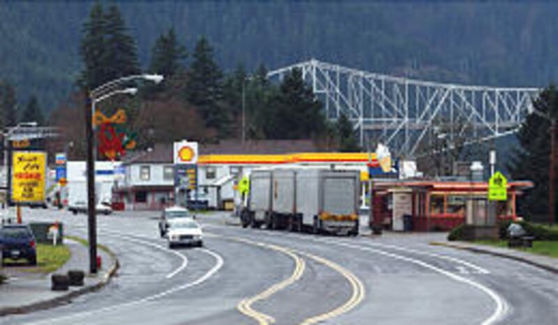 Cascade Locks, Ore., is about 40 miles to the west of Portland, along the Columbia River Gorge. City officials say a proposed casino, which would provide year-round tourism, is key to the town's survival.