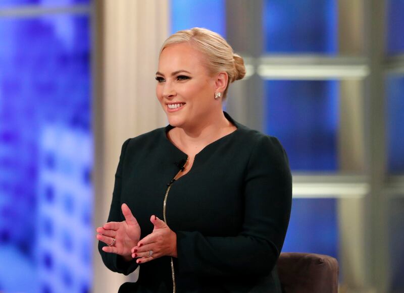 Co-host Meghan McCain during a broadcast of “The View.”