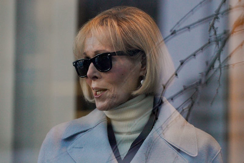 E. Jean Carroll arrives at Manhattan federal court, Wednesday, Jan. 17, 2024, in New York.