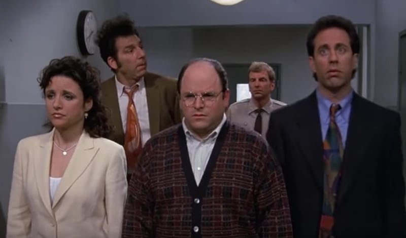 “Seinfeld” debuted on NBC on July 5, 1989.