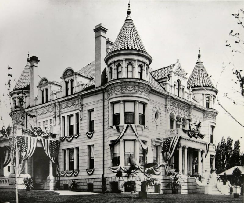 The Kearns Mansion was draped in patriotic bunting when President Theodore Roosevelt came to visit in 1903.