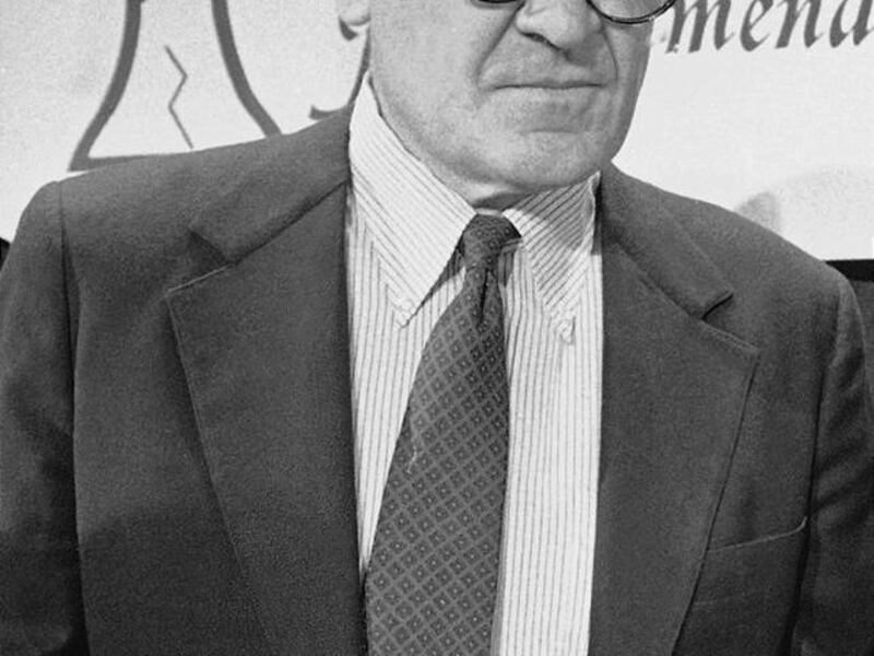 Pollster George Gallup Jr., shown in 1980, probed the links between religious life and public life.