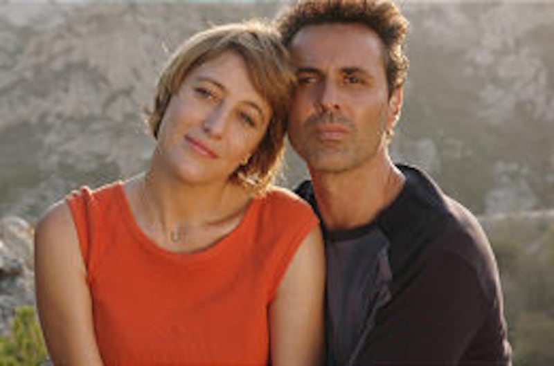Valeria Bruni-Tedeschi, left, and Gilbert Melki star in "Cote d'Azur."