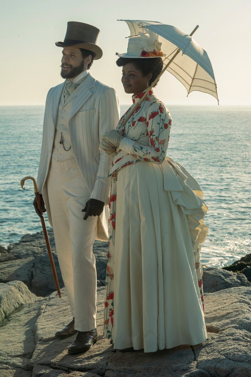 Jordan Donica and Denée Benton in 'The Gilded Age' Season 3.