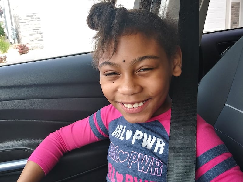 A family photo shows Isabella “Izzy” Tichenor, who at 10 years old died by suicide after her family says she was bullied.