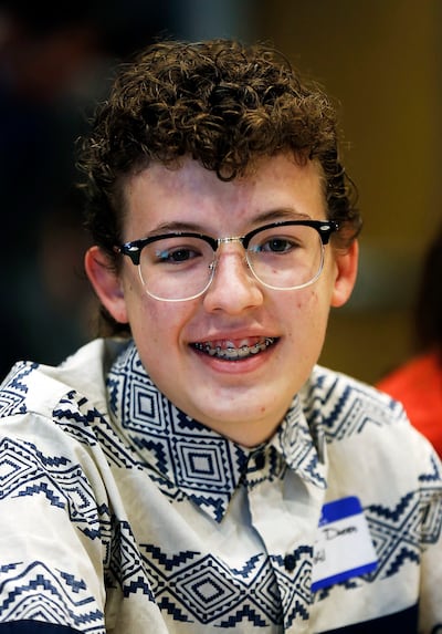Michael Dodds of Bountiful High School poses for a photo during the Beyond the March student forum at the Utah State Office Building in Salt Lake City on Monday, March 19, 2018.