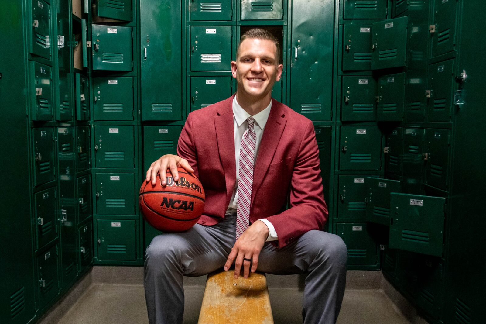 Grantsville High School basketball coach and former BYU basketball player Nate Austin is enjoying the high school coaching scene.