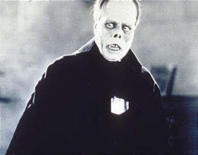 Lon Chaney in the 1925 film “Phantom of the Opera.”