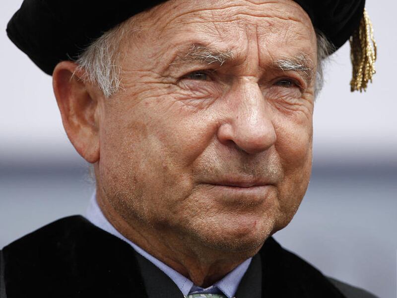Yvon Chouinard founder of Patagonia Inc. is seen before receiving a honorary degree during commencement at the University of Pennsylvania in Philadelphia. Chouinard is traveling to Salt Lake City for a prestigious environmental award. The Glen Canyon In