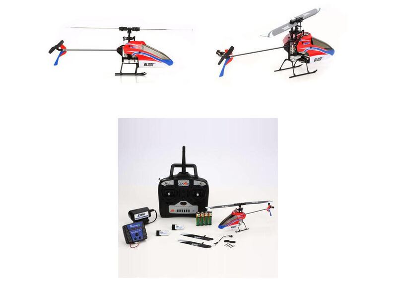 In this combination photo provided by the U.S. Consumer Product Safety Commission, a sample of a Blade mCP X Bind-N Fly and Ready to Fly Remote Control Model Helicopters sold by Horizon Hobby Inc. are shown. The toys have rotor blades that can come off th