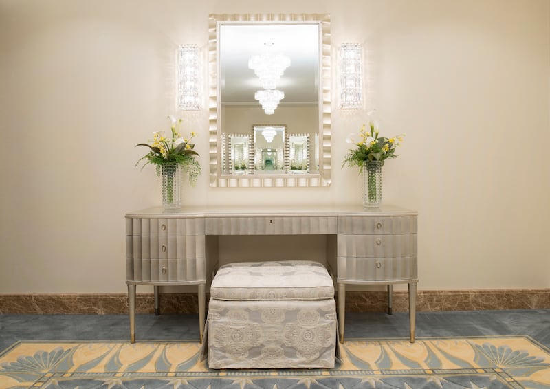 The bride's room in the Jordan River Utah Temple.
