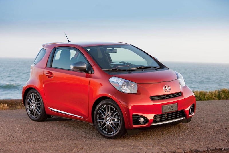 This undated image made available by Toyota shows the 2012 Scion iQ.