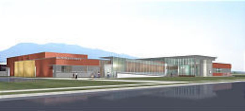 The Pleasant Valley Branch Library, shown in an artist's rendering, will be funded by the sale of $6.95 million in tax revenue bonds.
