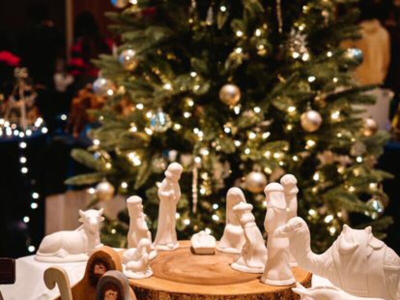 Nativities such as this can been seen everywhere in the Payson Community Crèche event, an annual December spectacle.