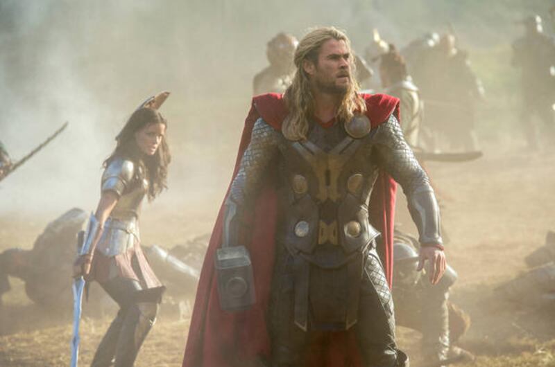 Thor (Chris Hemsworth) in "Marvel's Thor: The Dark World."
