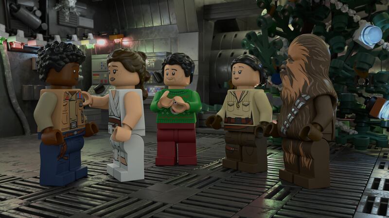 A scene from ‘Lego Star Wars Holiday Special.’