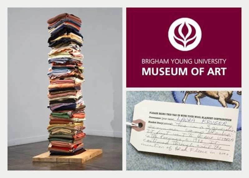 BYU's Museum of Art is collecting wool blankets for a sculpture that will eventually be displayed.