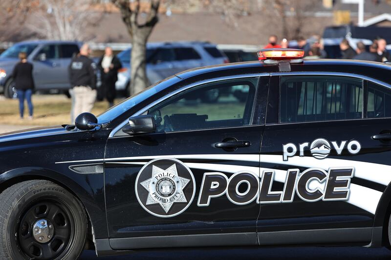 A Provo police car in Provo on Thursday, Feb. 25, 2021.