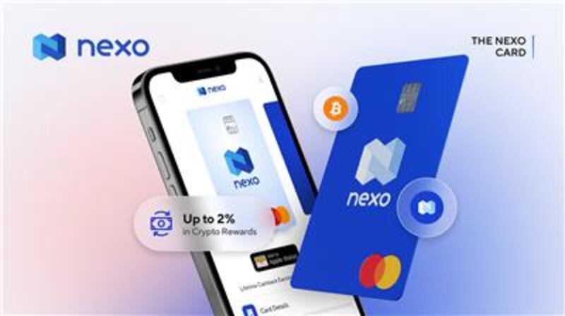 The Nexo Card pictured.