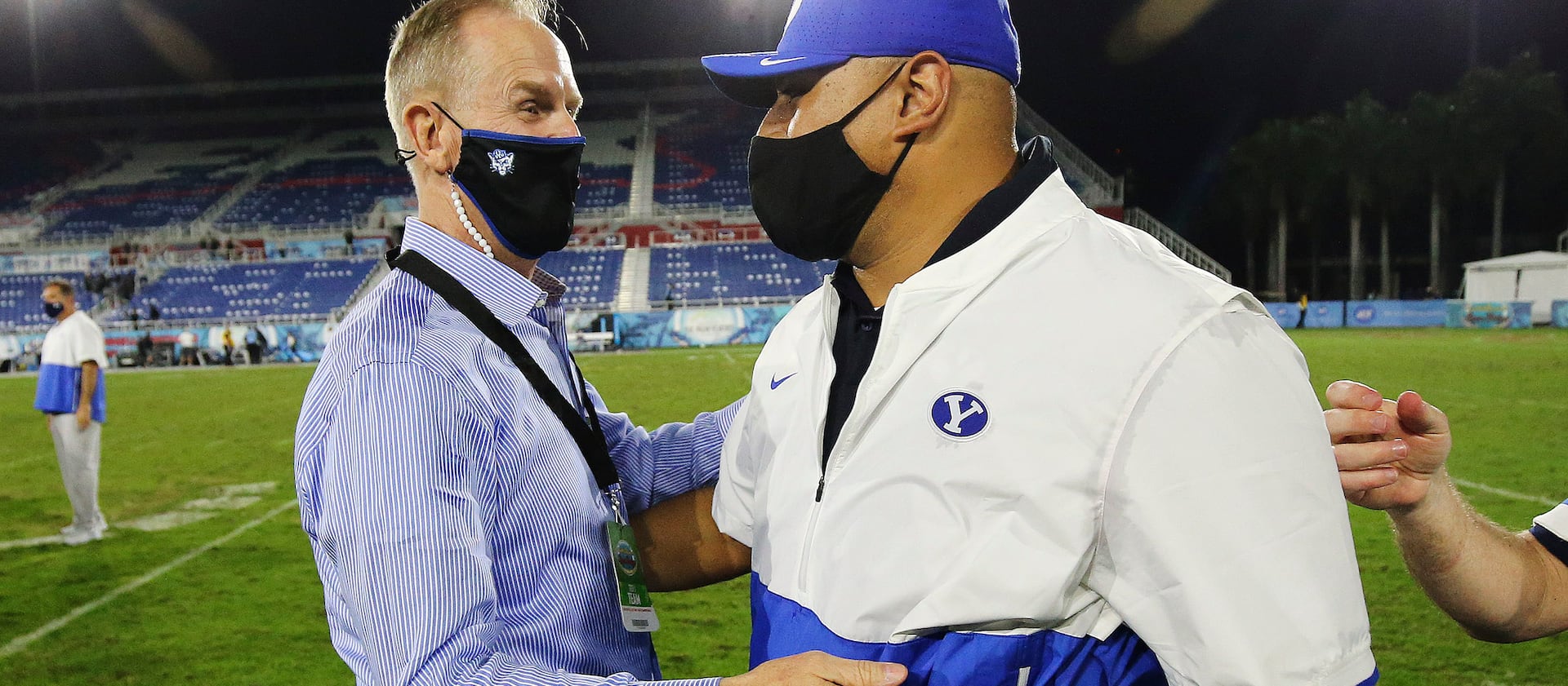 BYU athletic director Tom Holmoe is in the process of unwinding the Cougars’ future football schedules as the school prepares to join the Big 12 conference in 2023.